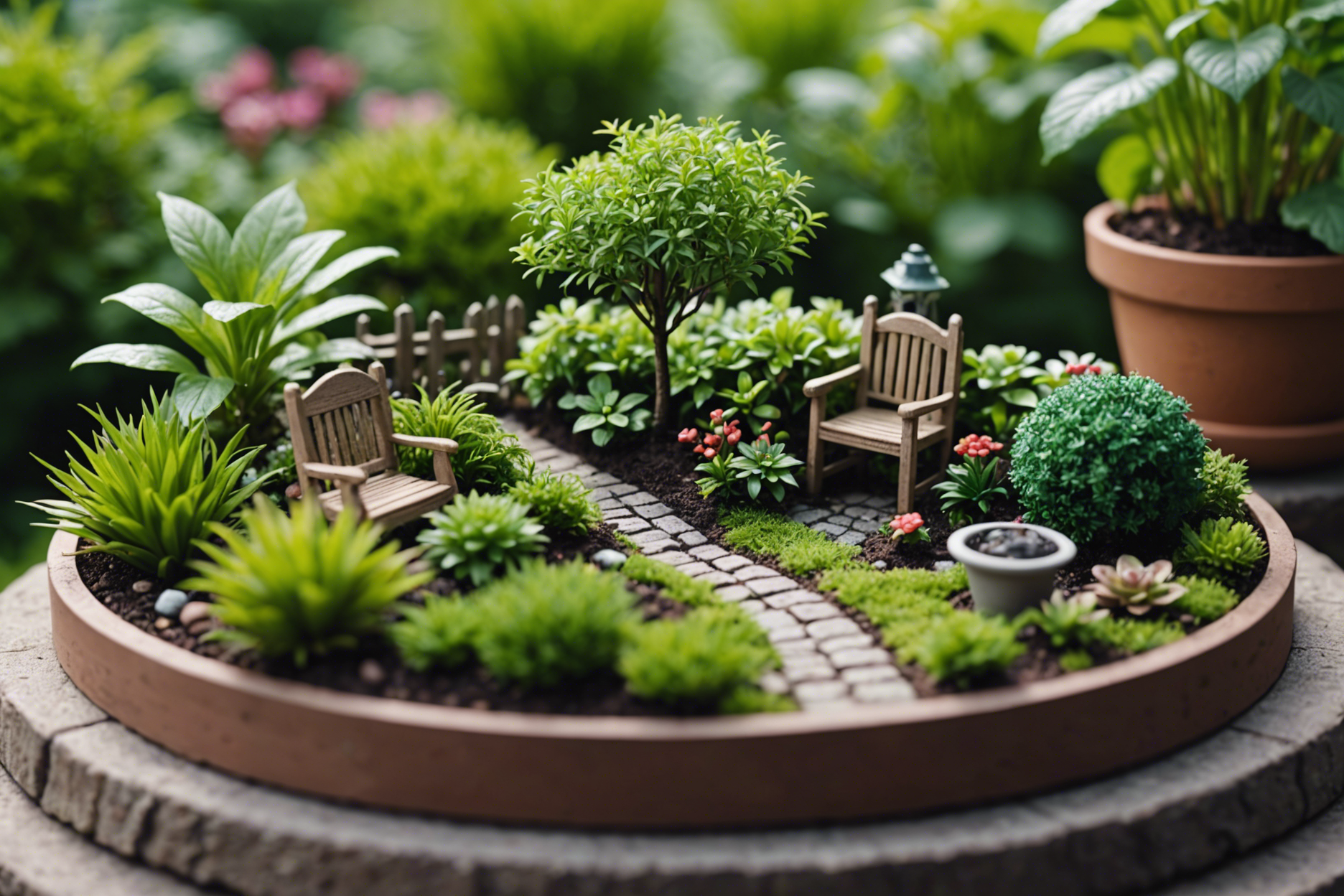 Как создать миниатюрный сад: садоводство для детей
